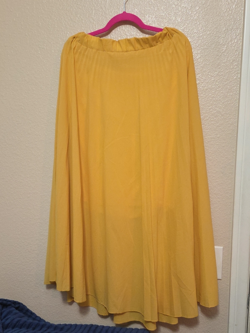 Yellow Flowing Women's Skirt